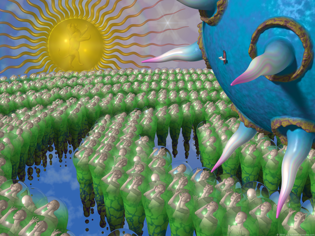 Sporiferous Passage (POV-Ray image)